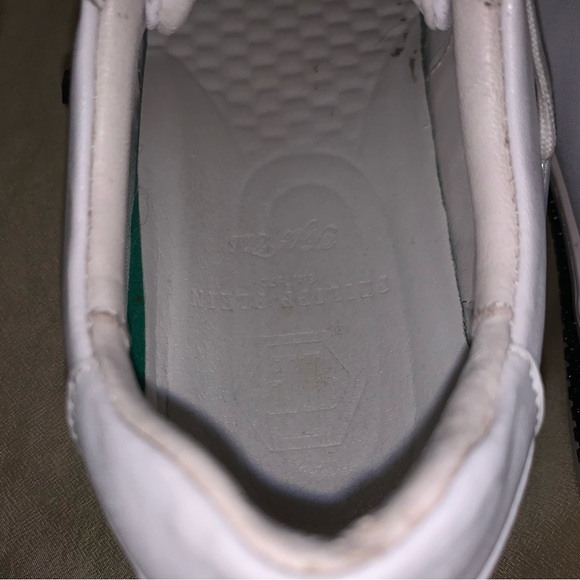 Philipp Plein white sneakers with skull and zipper decoration - Picture 12 of 13